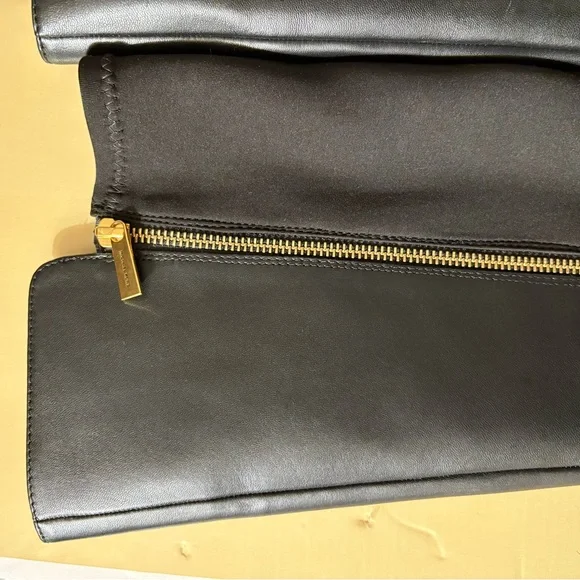 Michael Kors Ridley Black Leather Knee-High Boots - Picture 6 of 7